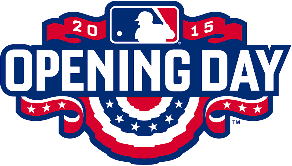MLB Opening Day 2015 Primary Logo iron on transfers for clothing